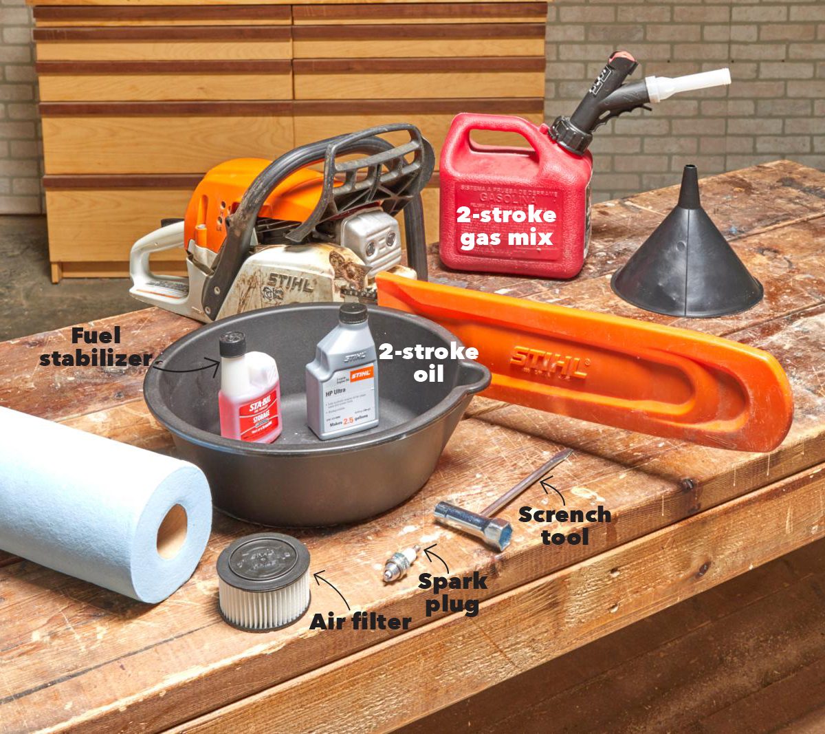 How to Winterize a Chainsaw
