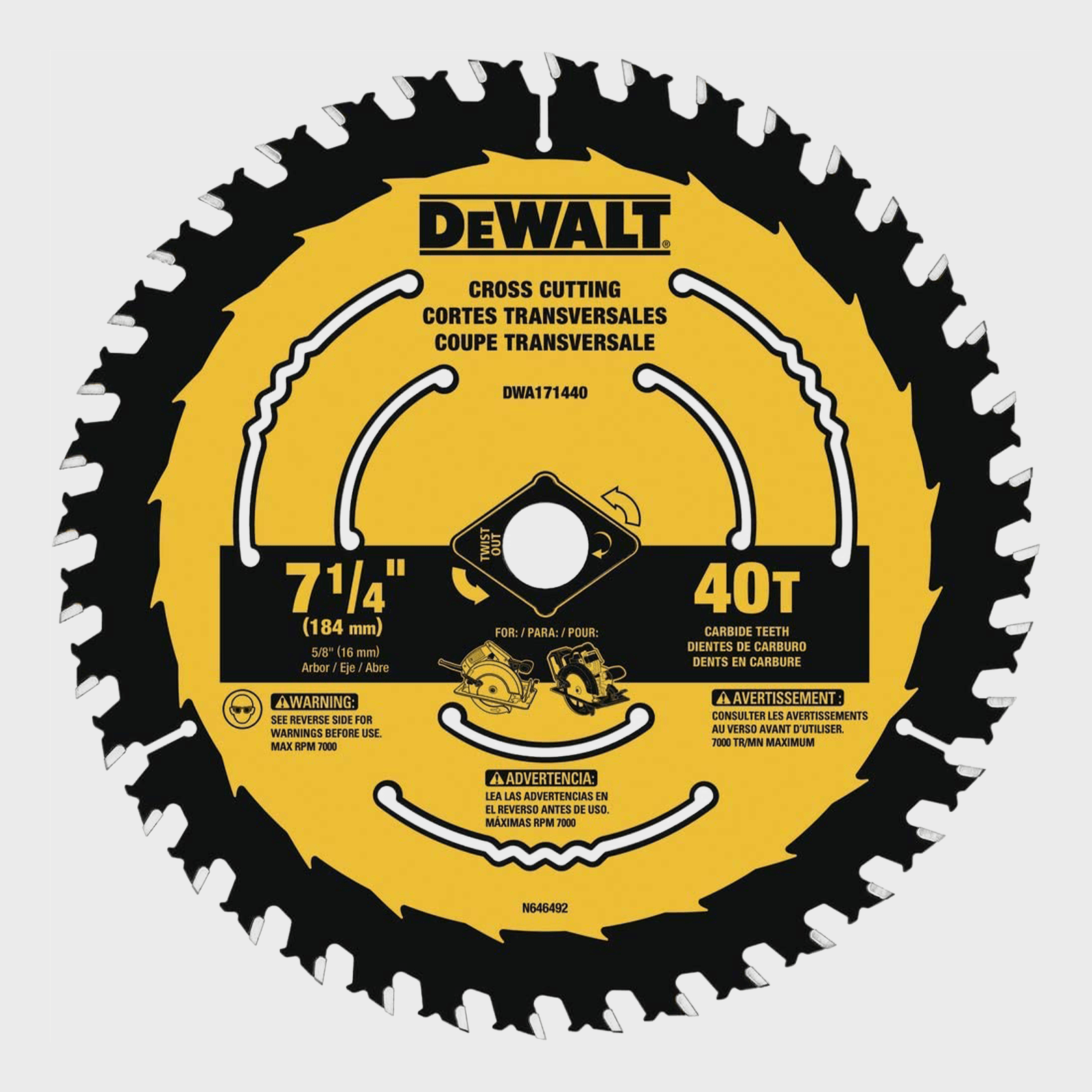 Dewalt Inch 40 Tooth Circular Saw Blade Ecomm Via Amazon