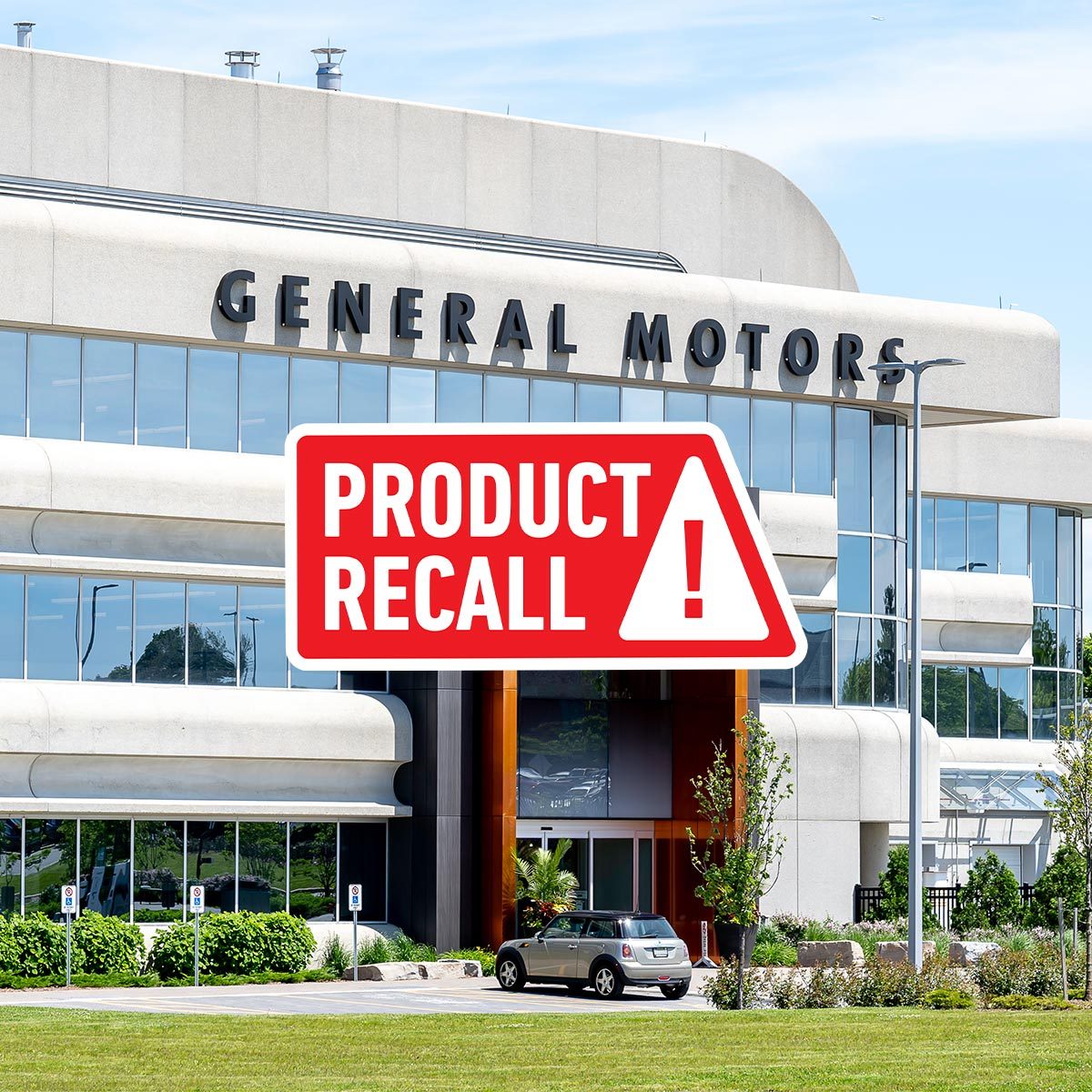 GM Canada Technical Centre campus with recall treatment